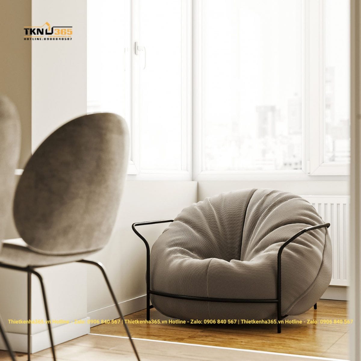 Mẫu thiết kế nội thất nhà diện tích nhỏ 45m2