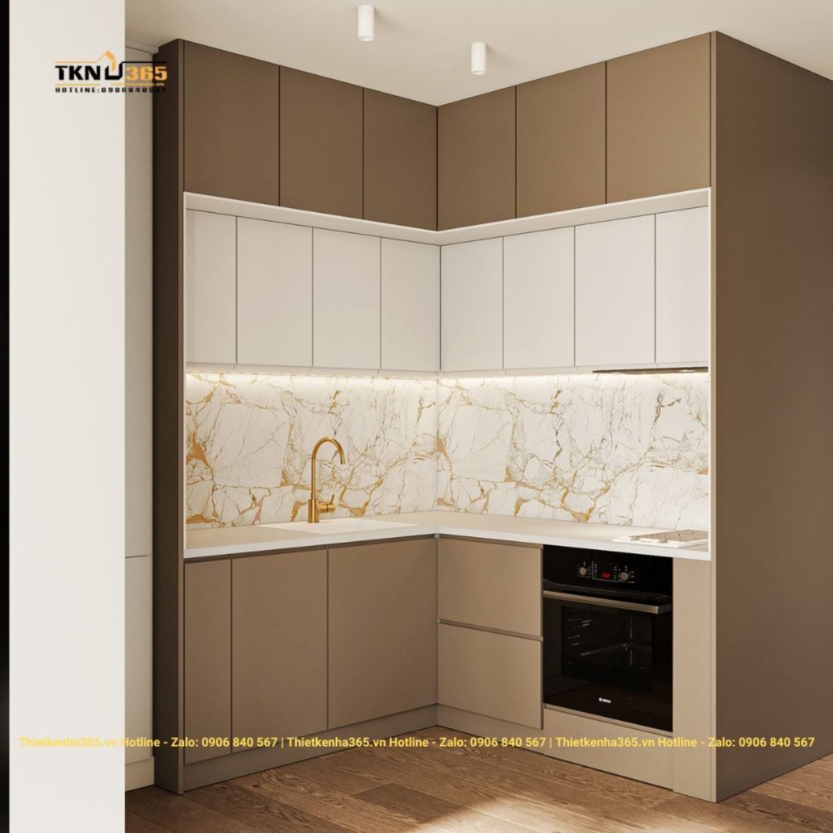 Mẫu thiết kế nội thất nhà diện tích nhỏ 45m2