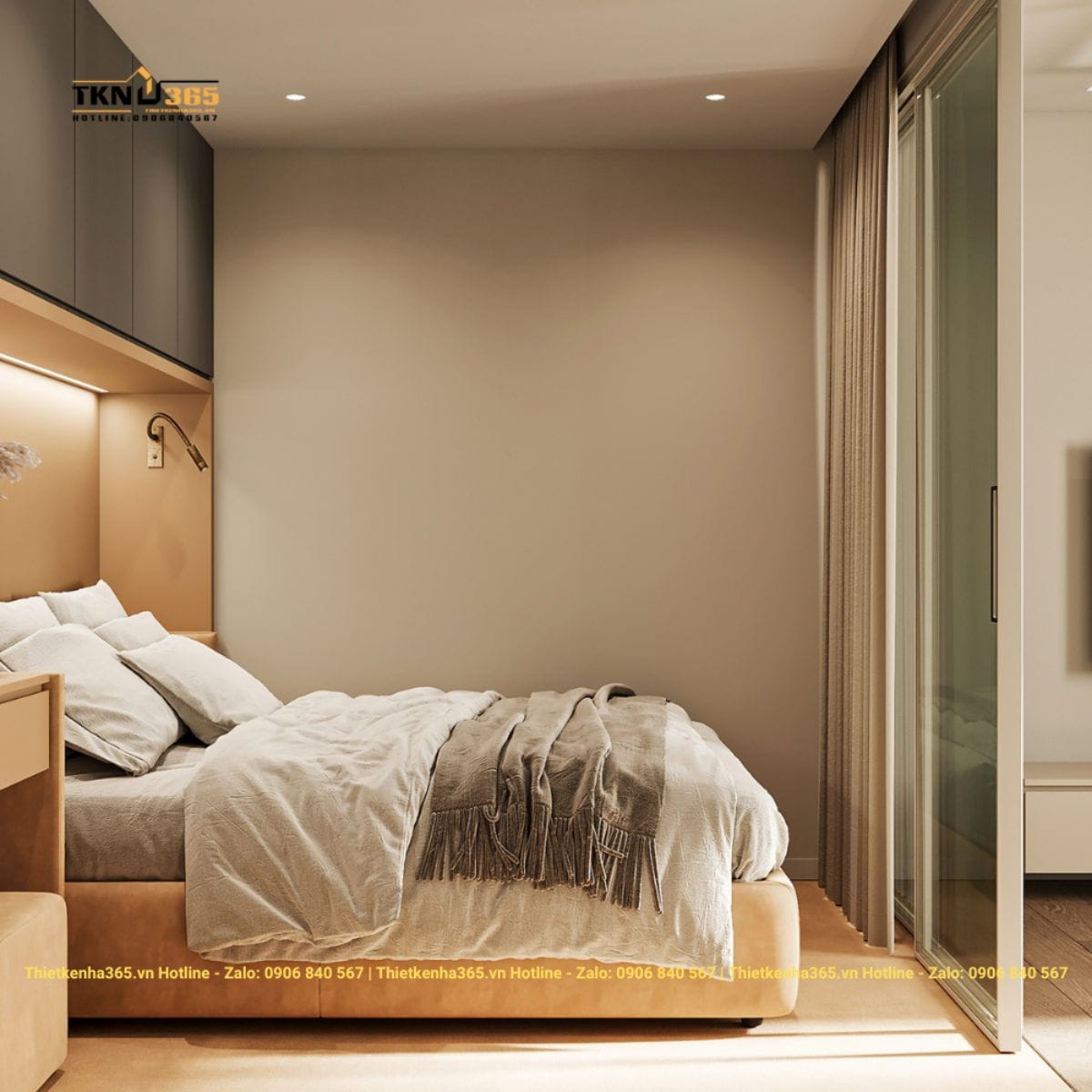 Mẫu thiết kế nội thất nhà diện tích nhỏ 45m2