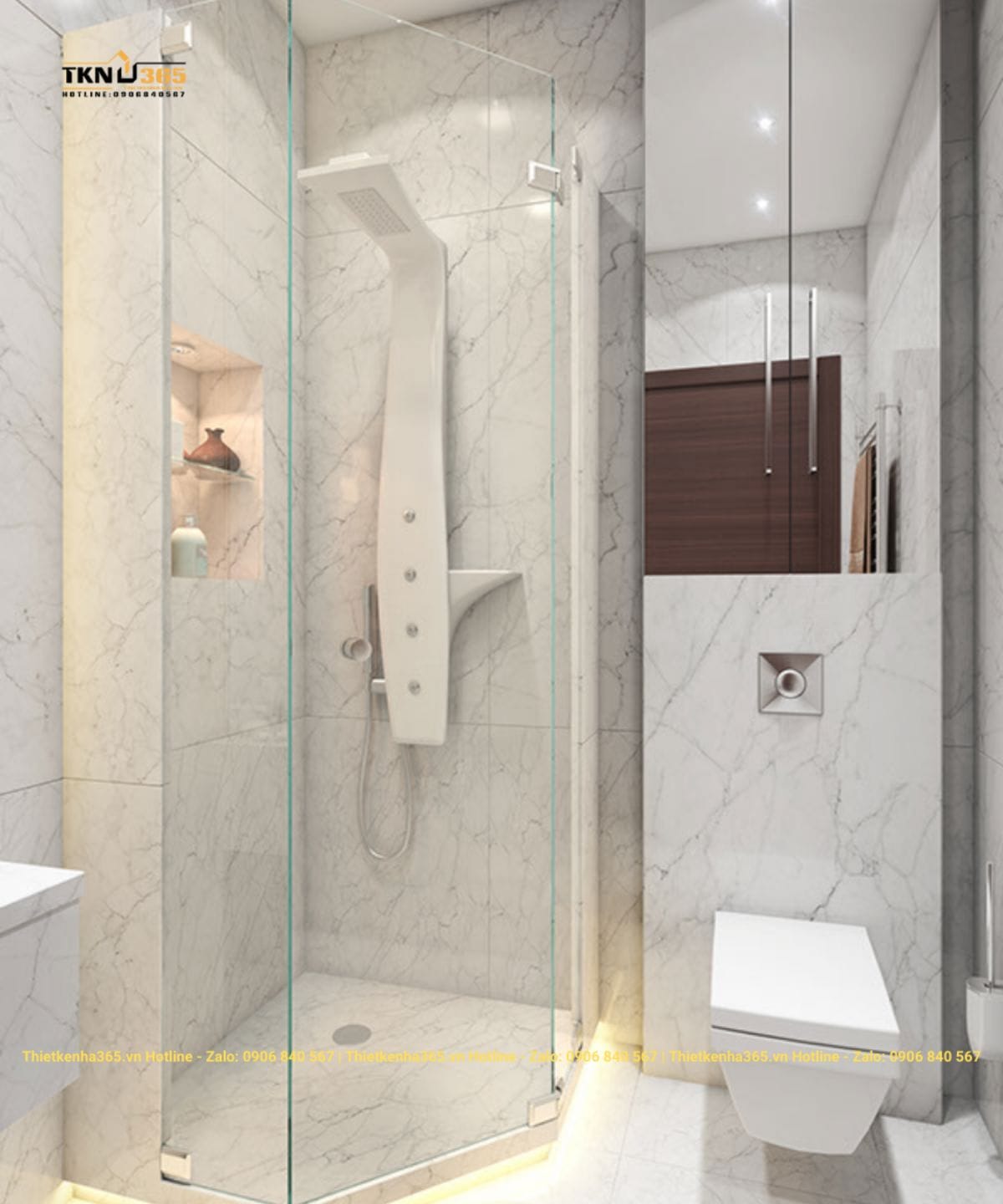 Thiết kế nội thất nhà hẹp 40m2