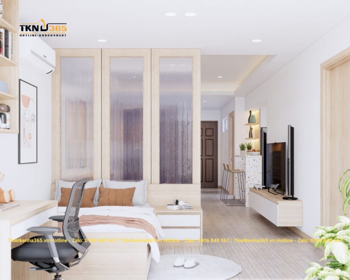 Mẫu nội thất nhà nhỏ diện tích 66m2