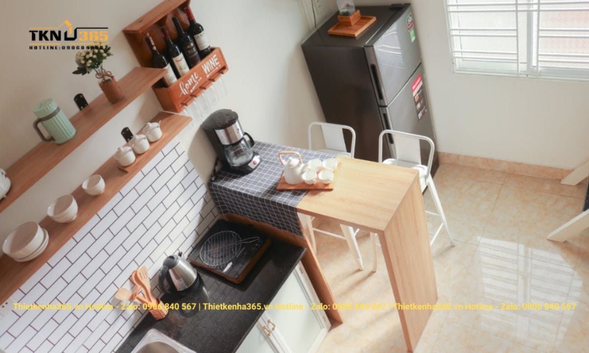 Thiết kế nội thất nhà phố siêu nhỏ 15m2