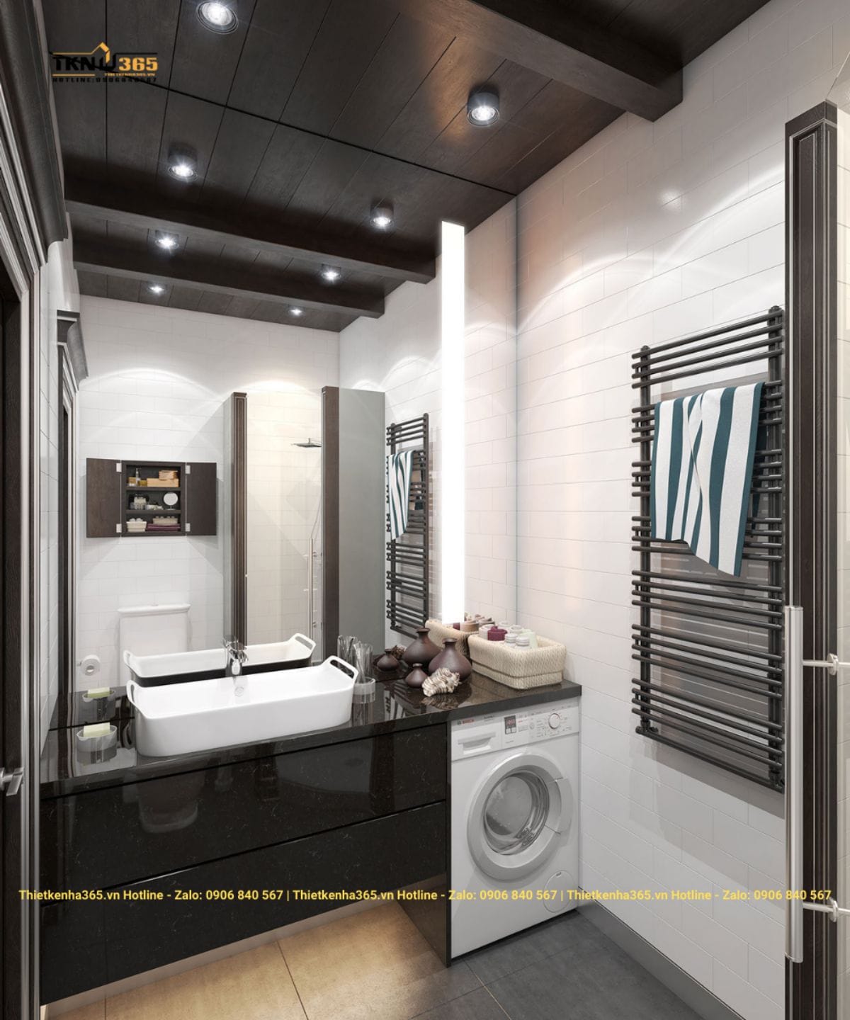 Thiết kế nội thất nhà hẹp 40m2