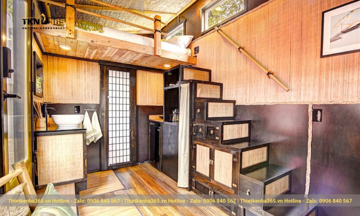 Thiết kế nhà phong cách Nhật Bản tối ưu diện tích