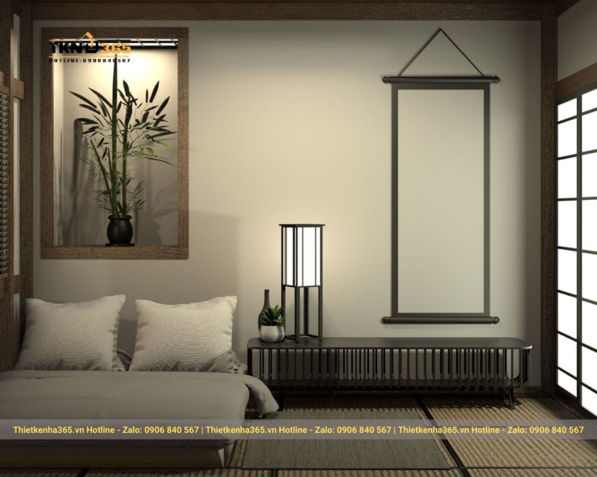 Thiết kế phòng ngủ phong cách Nhật Bản