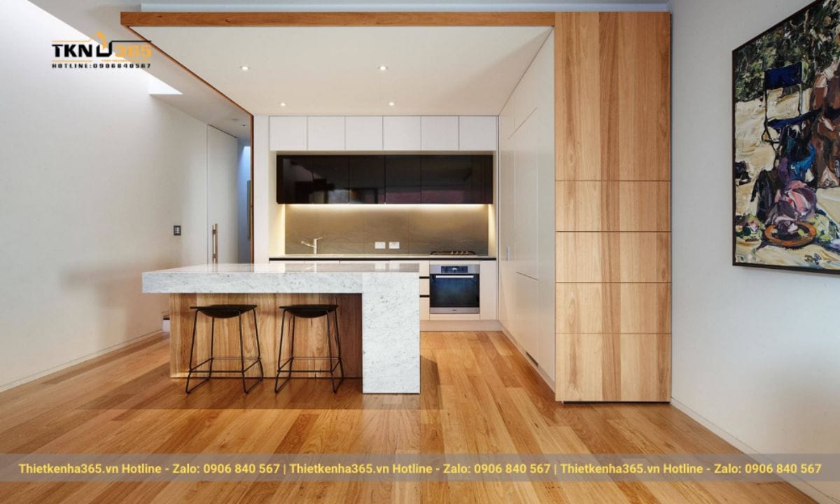 Thiết kế phòng bếp phong cách Nhật Bản