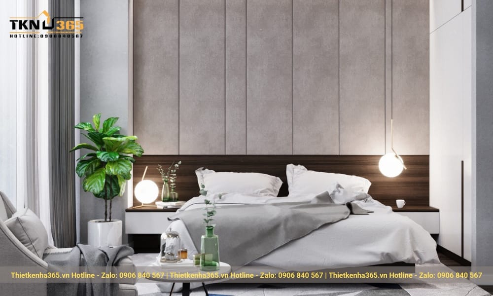 Màu sắc trung tính giúp các chi tiết trong không gian nổi bật hơn.