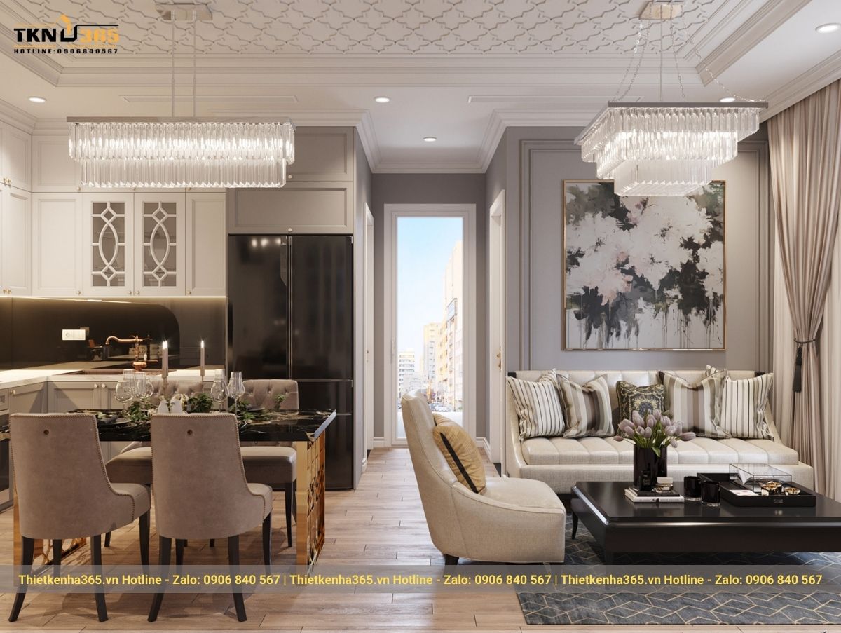 TKNT Căn Hộ Chung Cư 50 Sunrise City 2