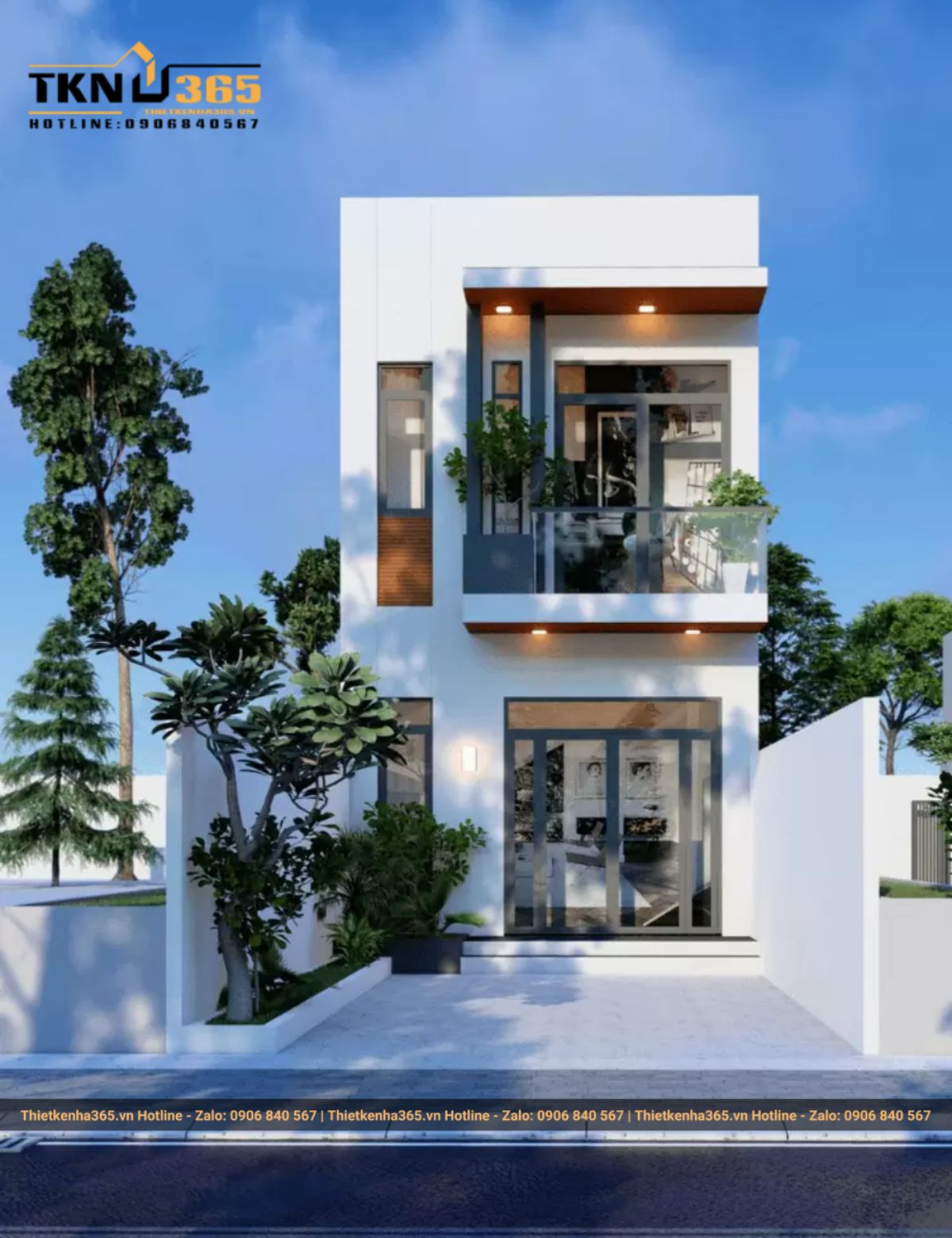 Mẫu nhà phố 4m hiện đại 68m2