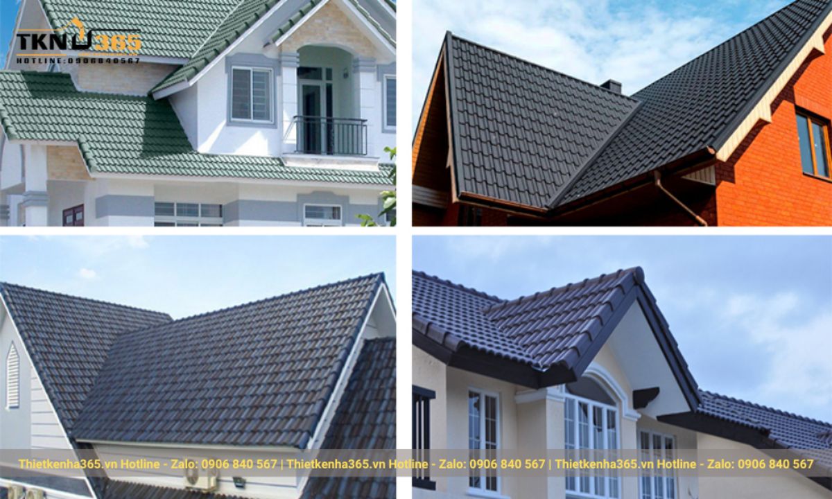 Mẫu nhà mái ngói 1 tầng đẹp