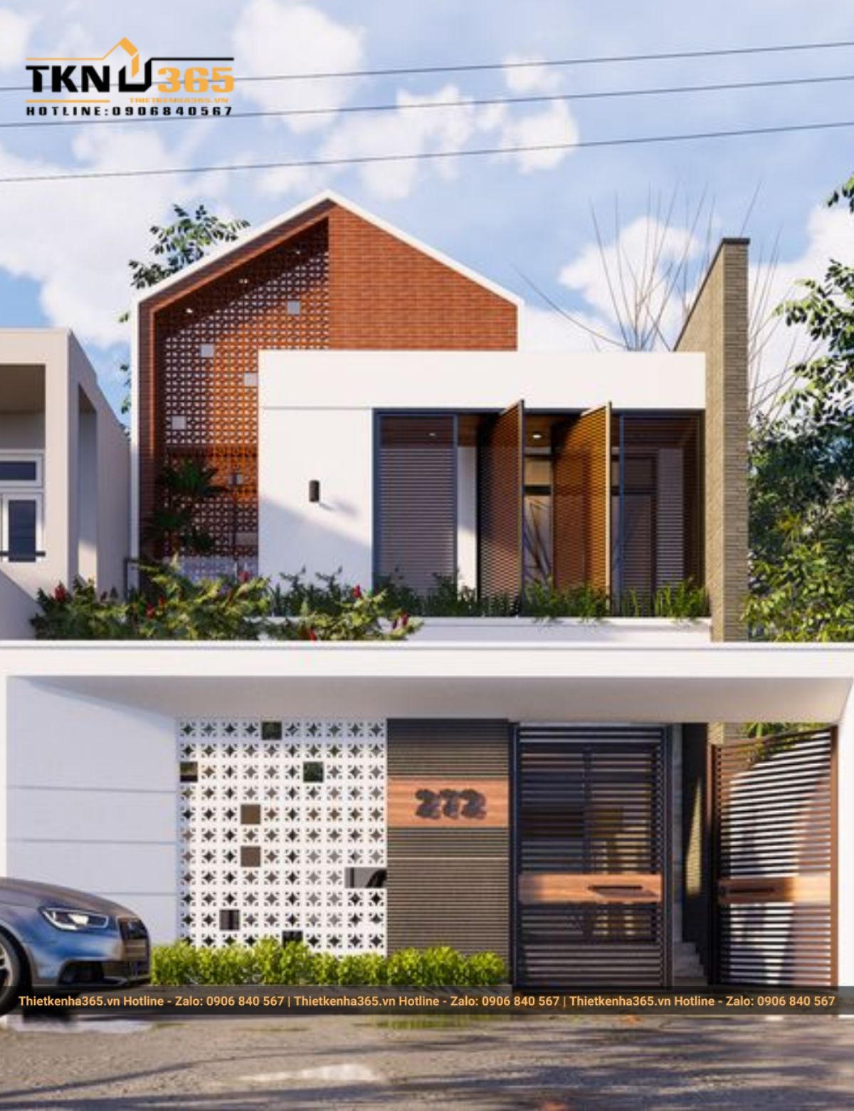 nhà mặt tiền 6m 2 tầng