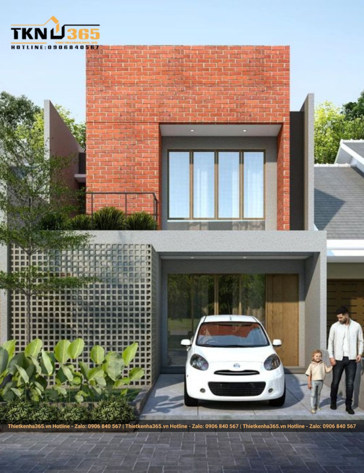 nhà mặt tiền 6m 2 tầng