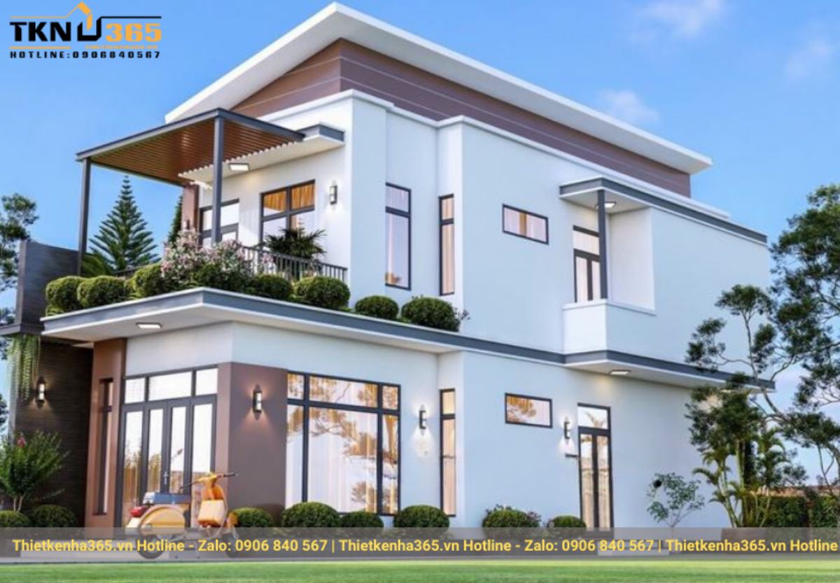 Thiết kế nhà 7m dài 13m