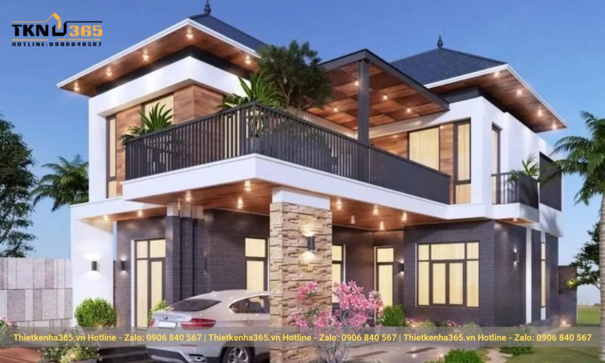 nhà rộng 7x13m có gác lửng