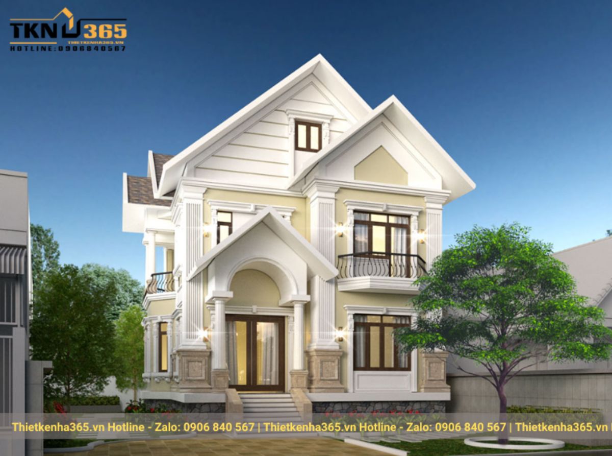 Mẫu nhà 2 tầng đẹp giá 700 triệu