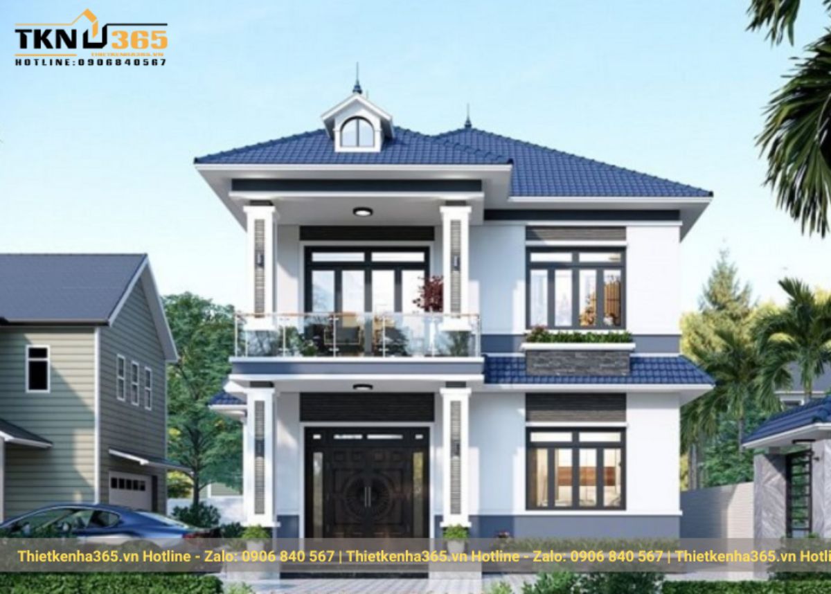 Mẫu nhà 2 tầng đẹp giá 700 triệu