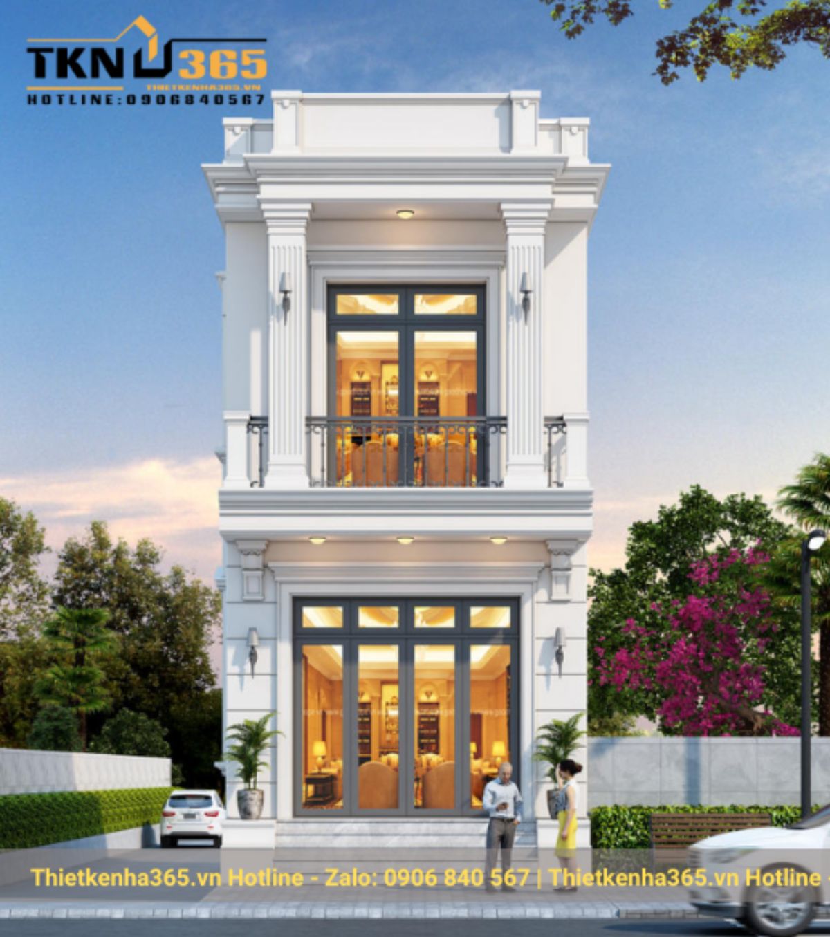 Mẫu nhà 2 tầng đẹp giá 700 triệu