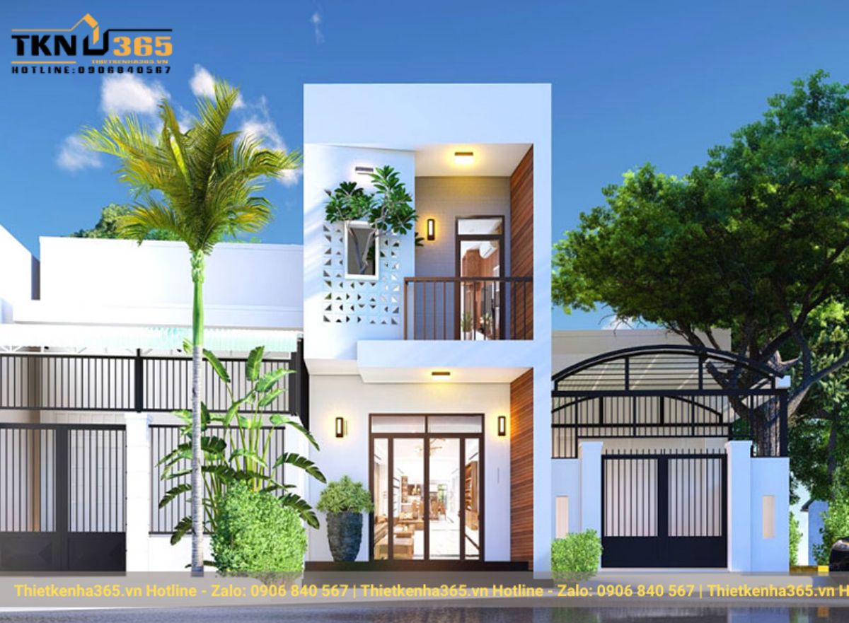 Mẫu nhà 2 tầng đẹp giá 700 triệu