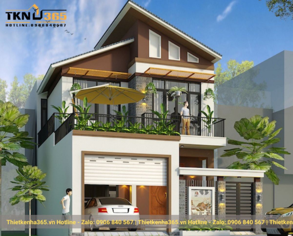 Mẫu nhà 2 tầng đẹp giá 700 triệu