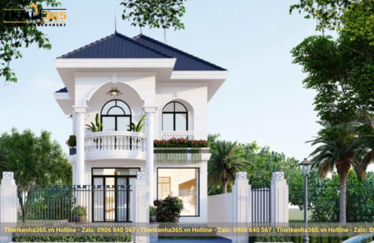 Mẫu nhà 2 tầng đẹp giá 700 triệu