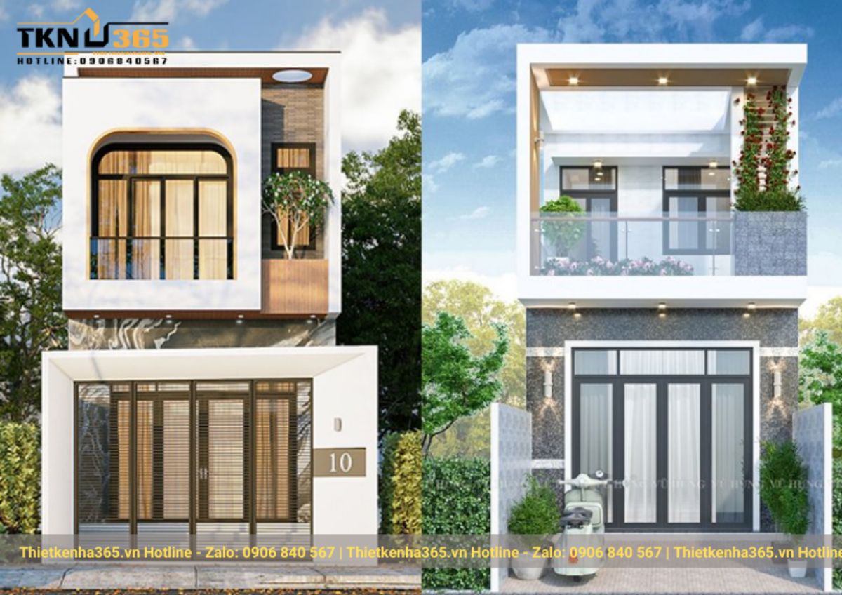 Mẫu nhà 2 tầng đẹp giá 700 triệu