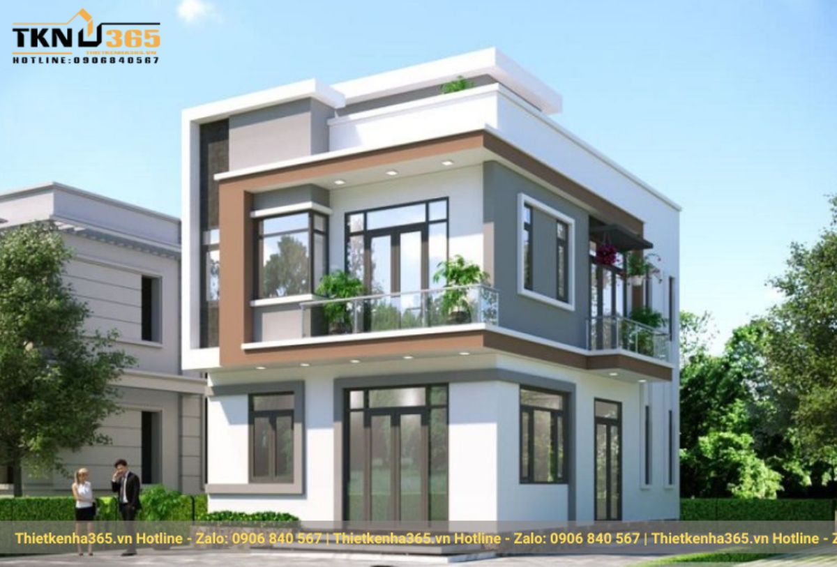 Mẫu nhà 2 tầng đẹp giá 700 triệu