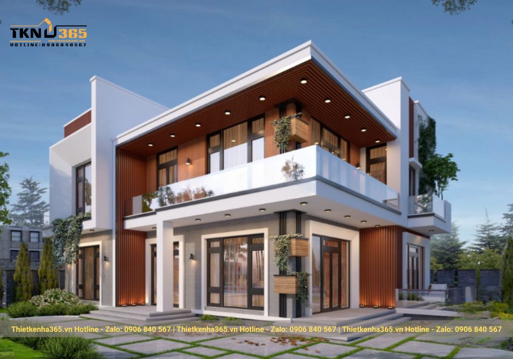 Mẫu nhà kính 2 tầng