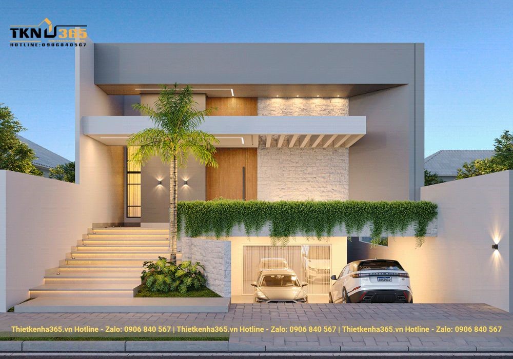 Mẫu thiết kế nhà hình vuông