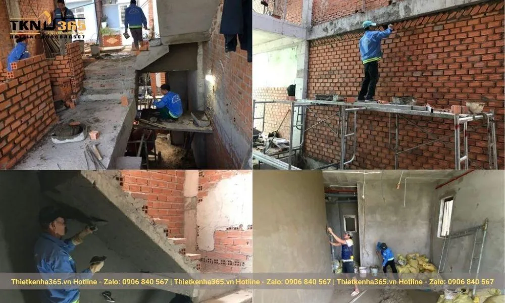 Quy trình thiết kế thi công nhà cấp 4