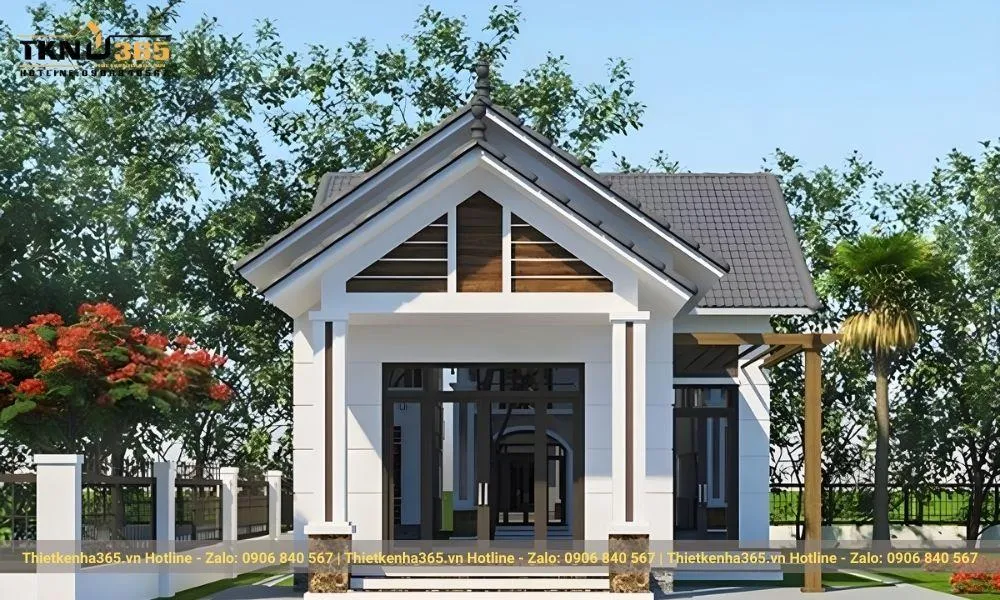 Nhà cấp 4 diện tích 6x20m