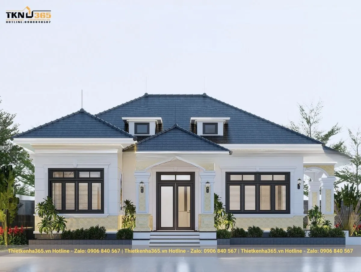 Biệt thự vườn 1 tầng tân cổ điển