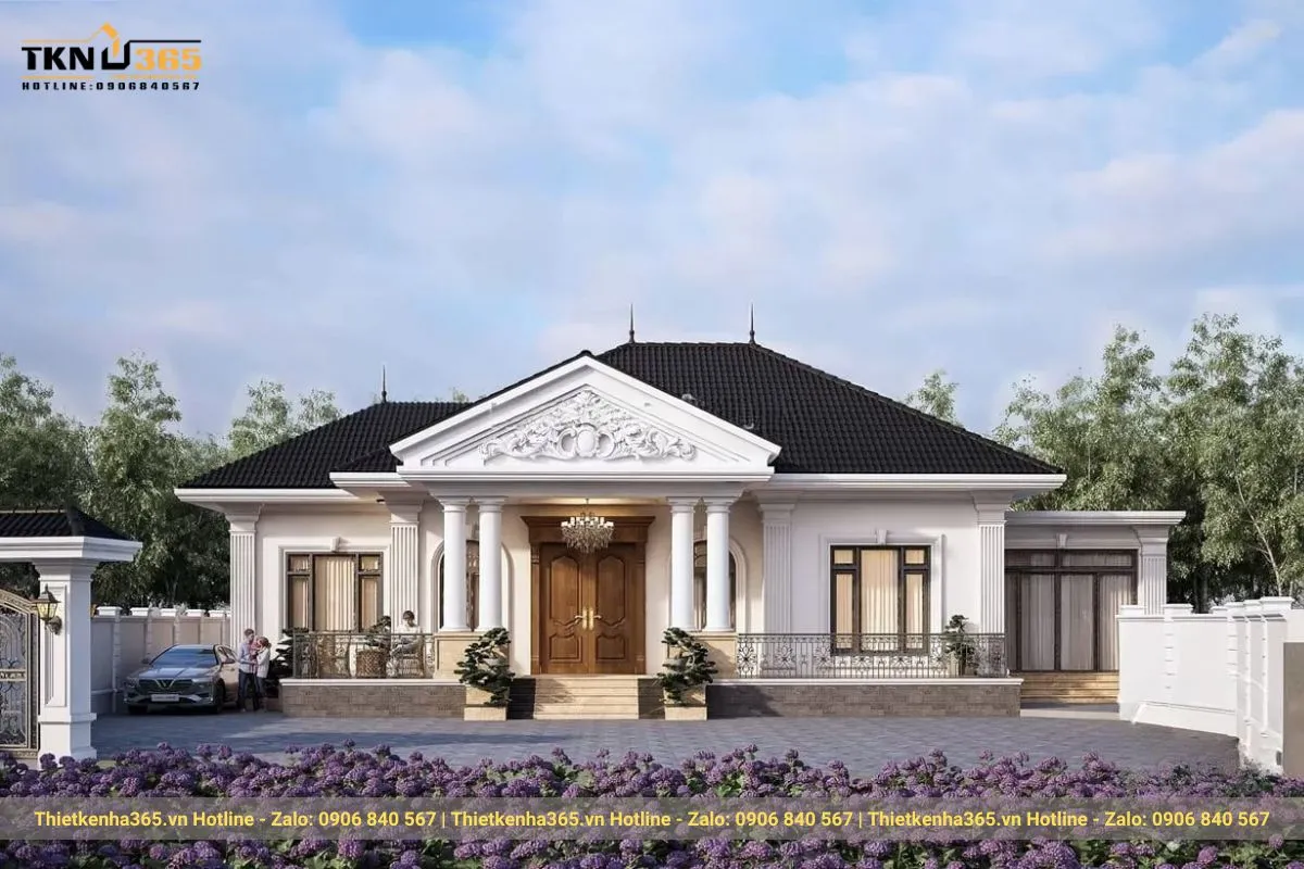 Biệt thự Châu Âu 1 tầng