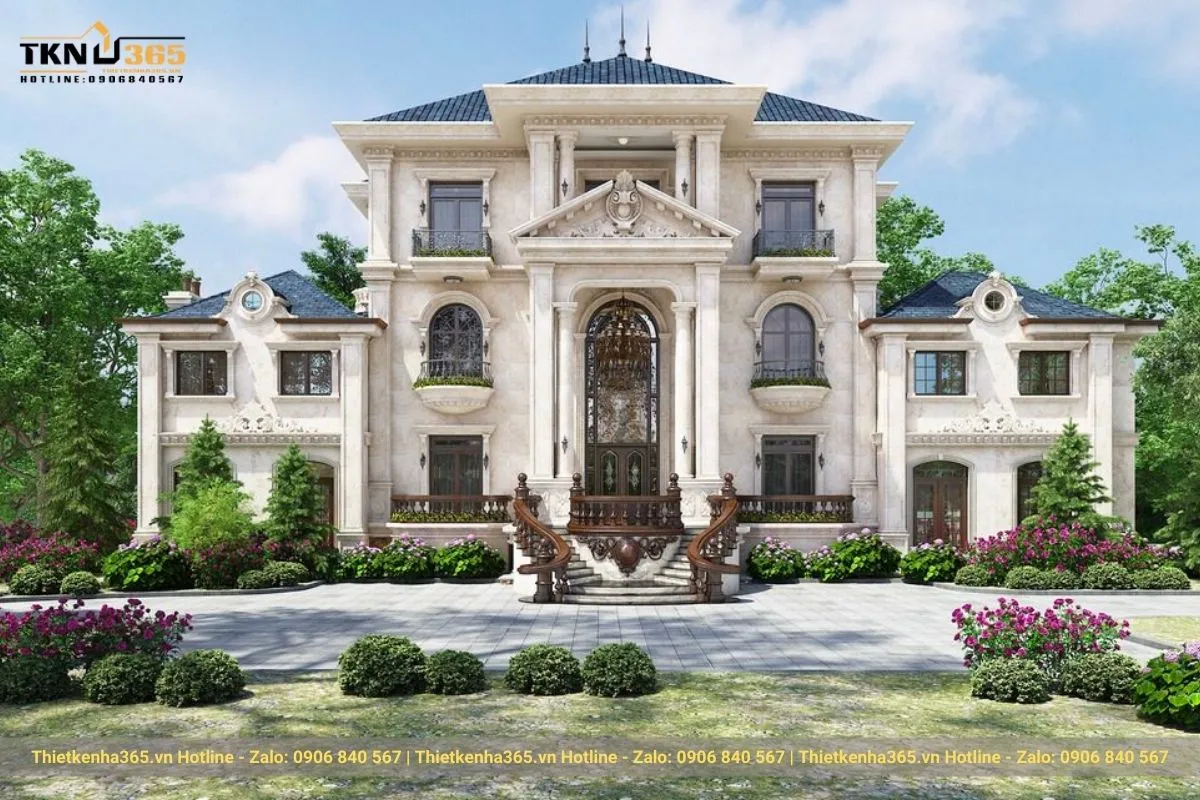 Đặc trưng sang trọng biệt thự Châu Âu