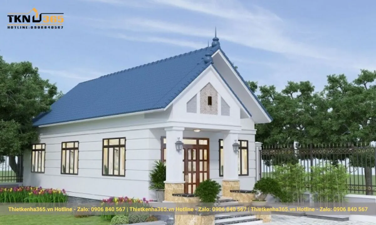 Nhà mái Thái 1 tầng