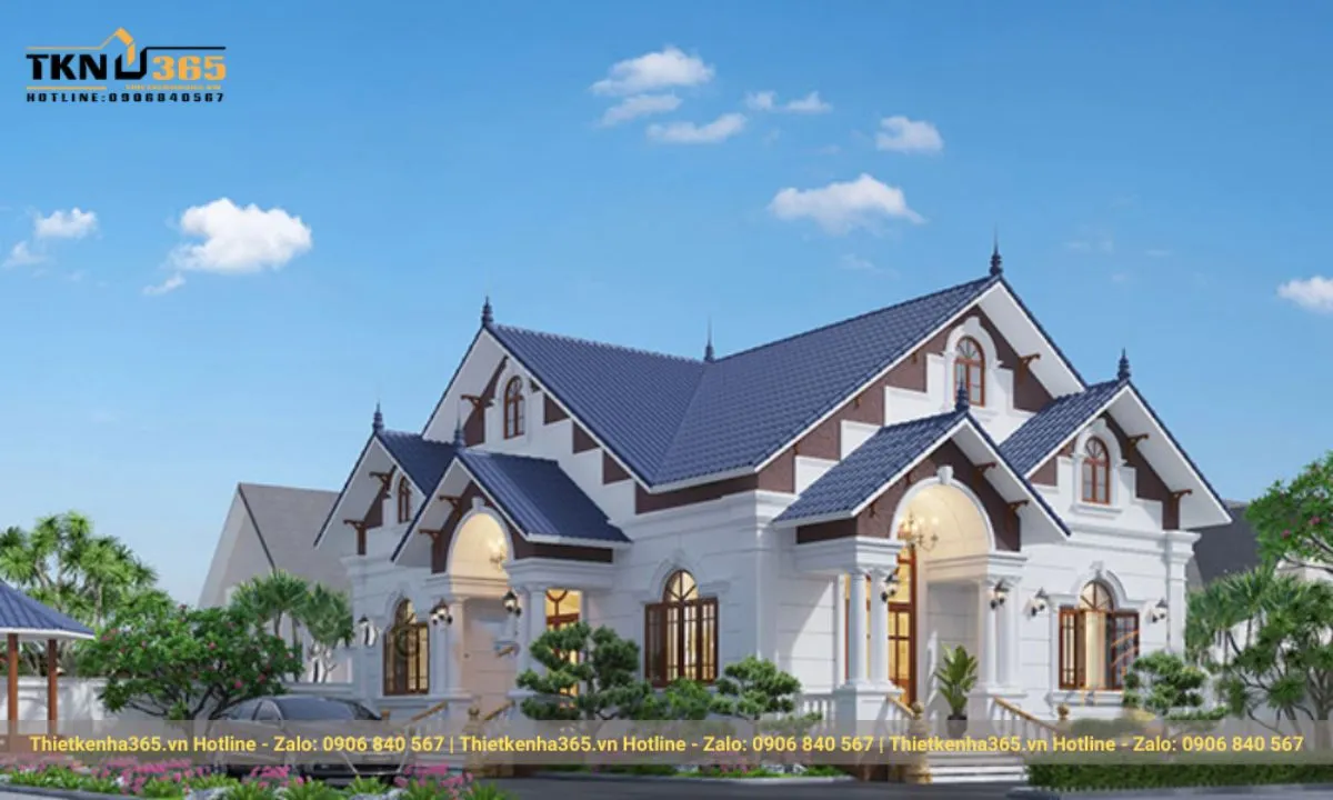 Lưu ý khi xây nhà mái thái 1 tầng