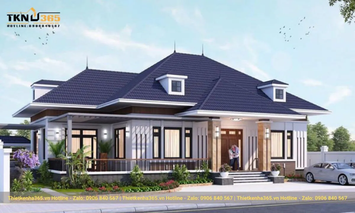 Nhà 1 tầng mái thái