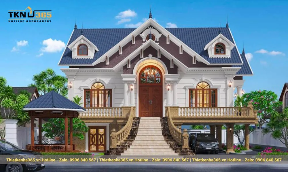 Biệt thự kiểu Pháp 1 tầng