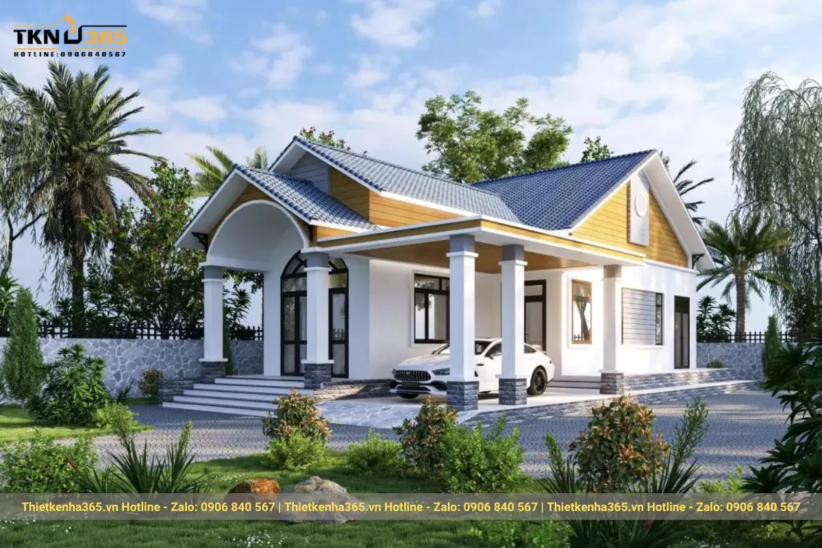 Biệt thự mái Nhật phong cách Châu Âu