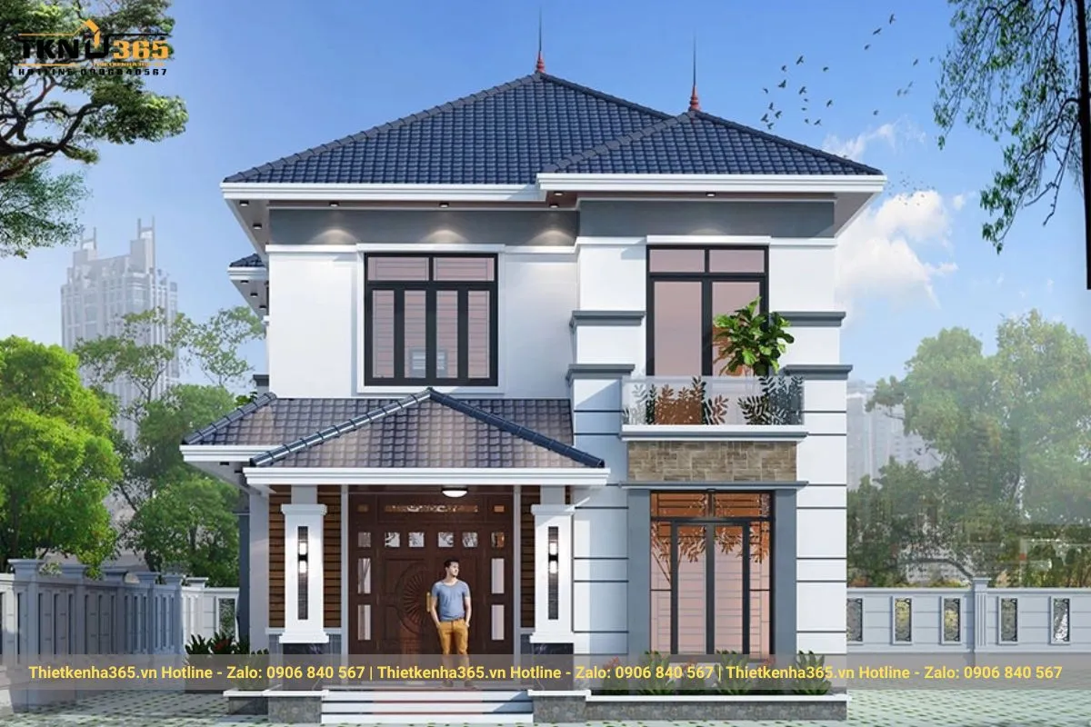 Biệt thự mini mái Nhật