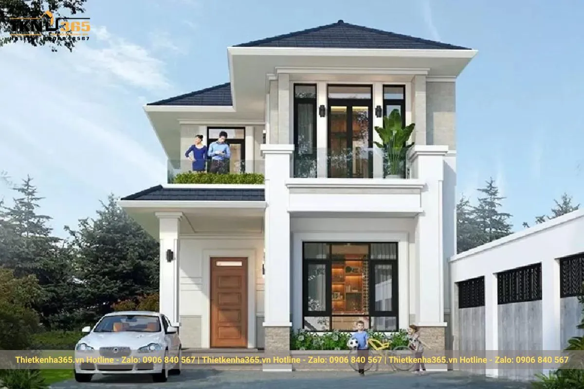 Biệt thự mini mái Nhật