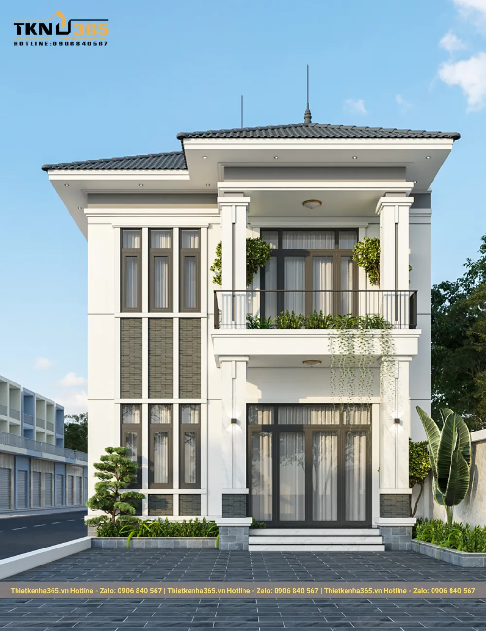 Biệt thự mái Nhật Mini