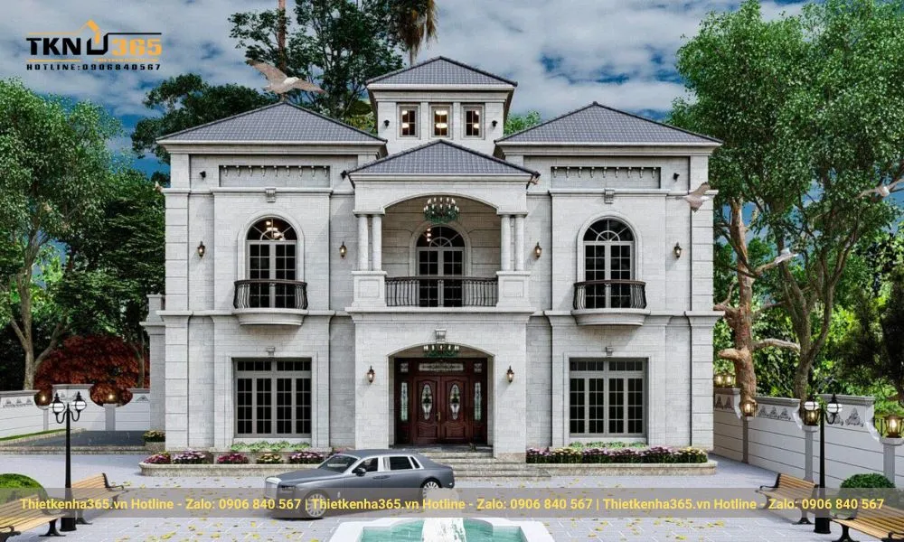 Biệt thự tân cổ điển 2 tầng đẹp