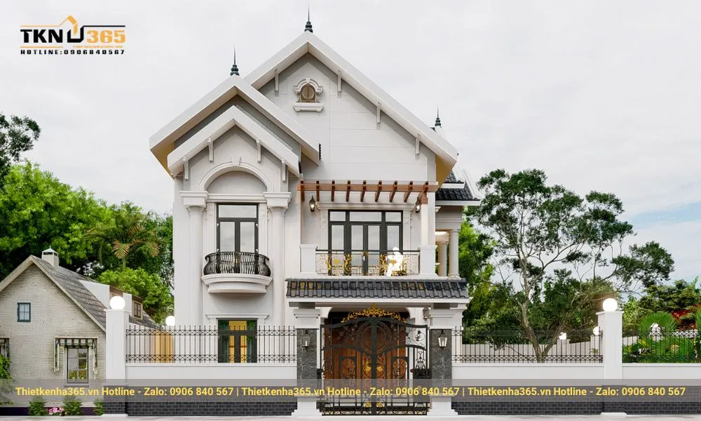 Biệt thự 2 tầng tân cổ điển