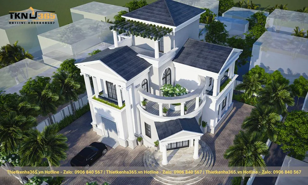 Biệt thự tân cổ điển 2 tầng