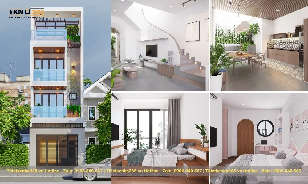 Mẫu thiết kế nhà 3x20