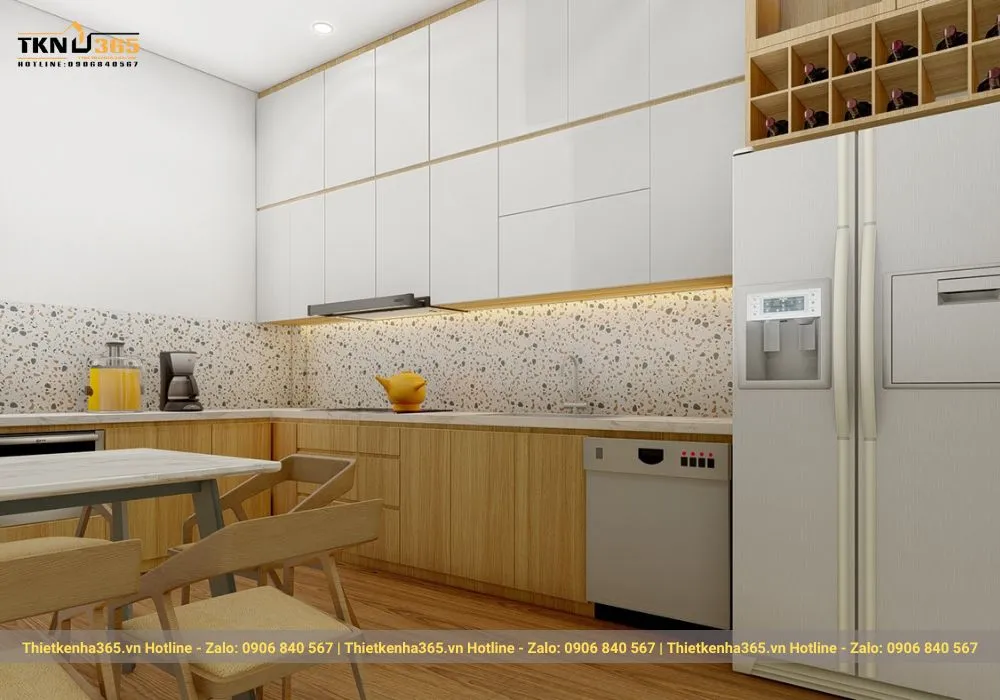 Mẫu nội thất nhà ống 3x12