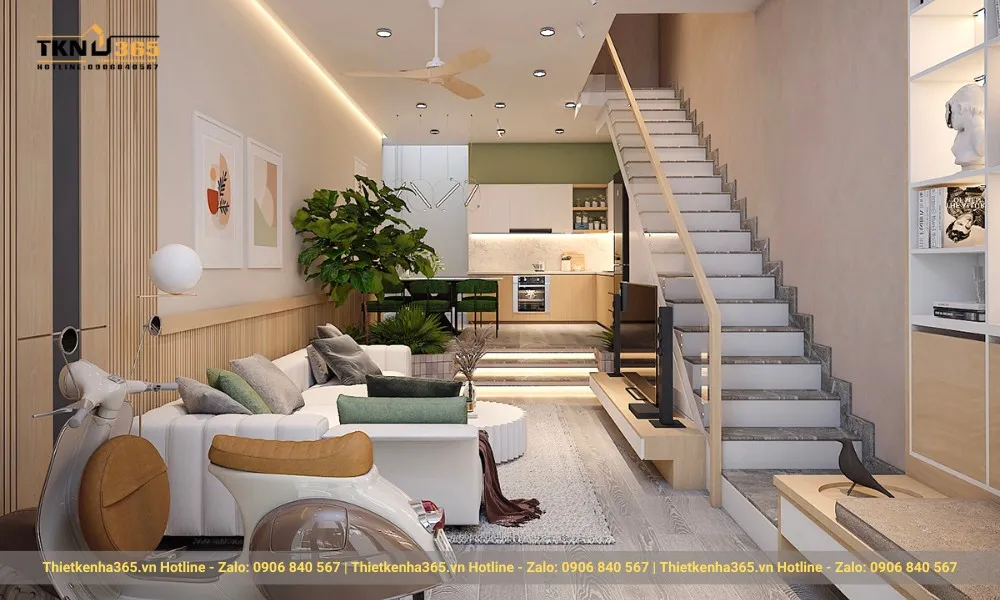 Mặt tiền nhà 3x15