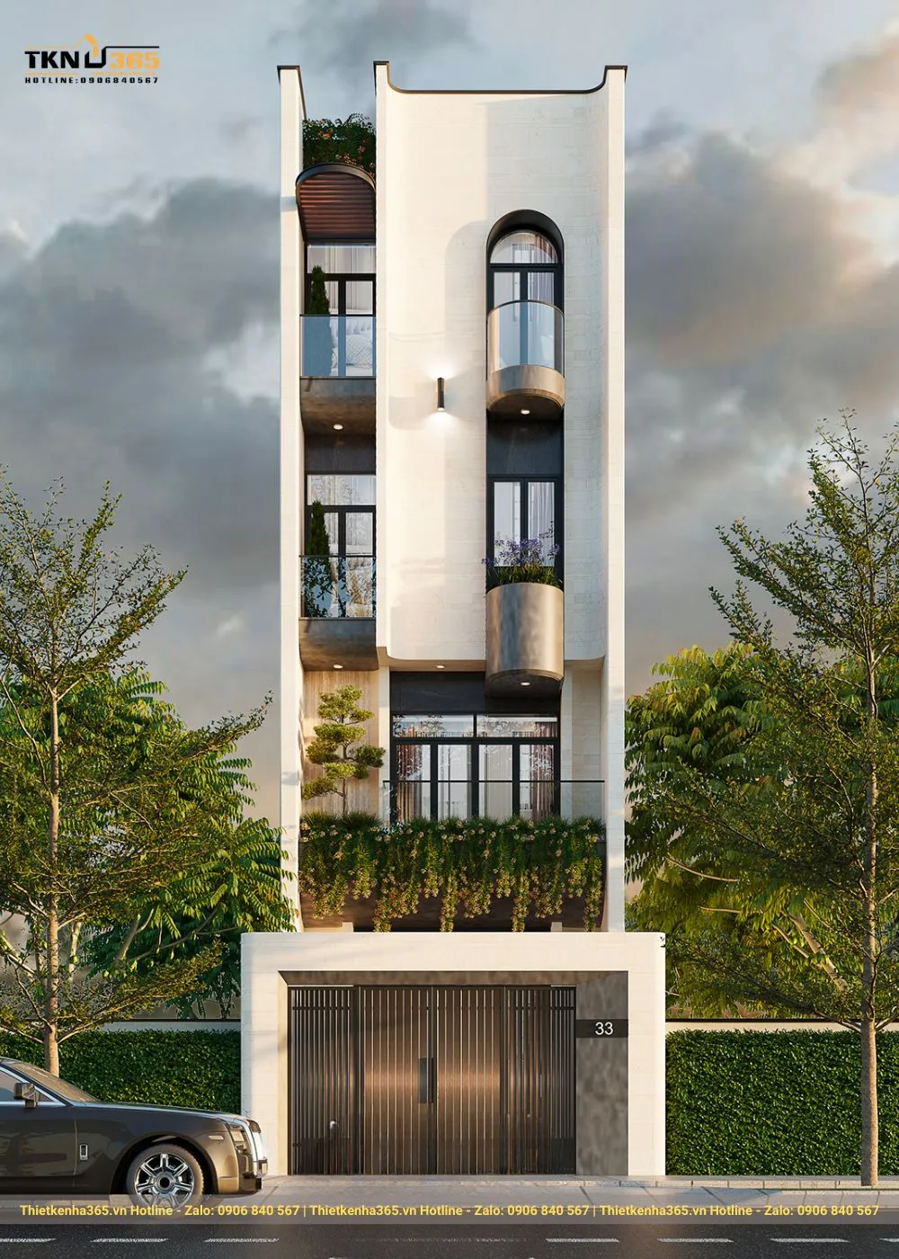 Thiết kế nhà đẹp 3x15