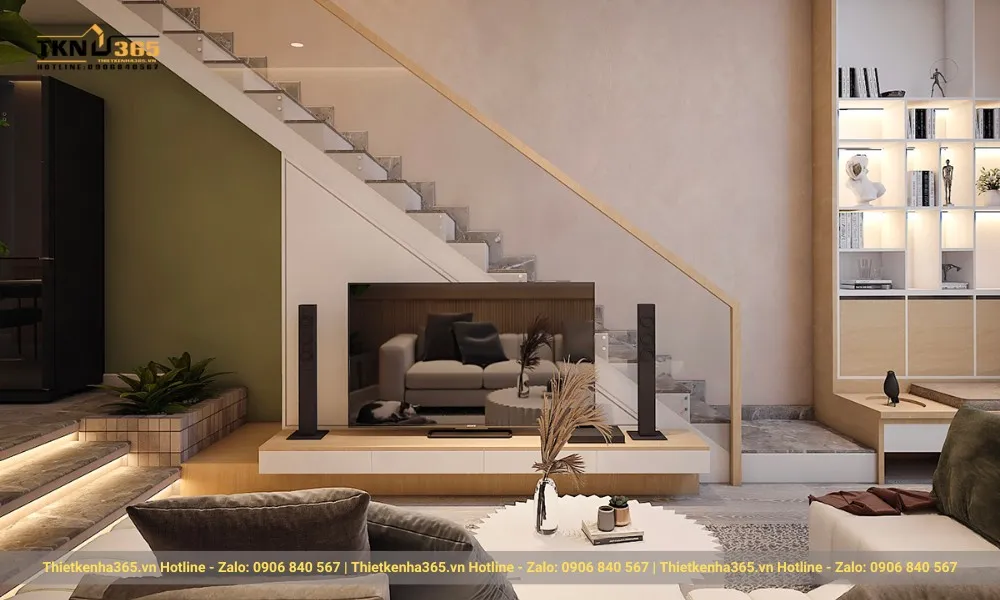 Thiết kế nhà ống 3x15