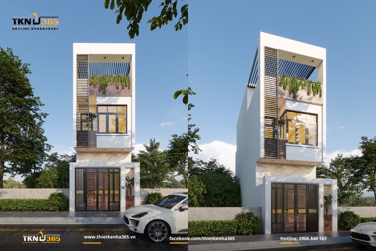 Nhà đẹp 1 trệt và 2 lầu thông thoáng